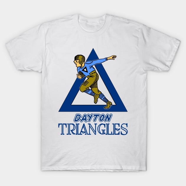 Dayton Triangles retro T-Shirt by DarthBrooks